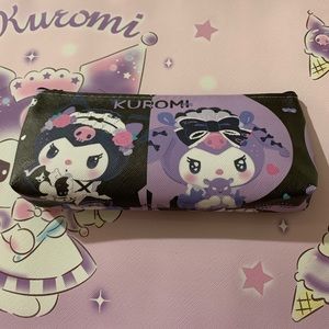 Kuromi Purple and Black Zip Pencil Pouch